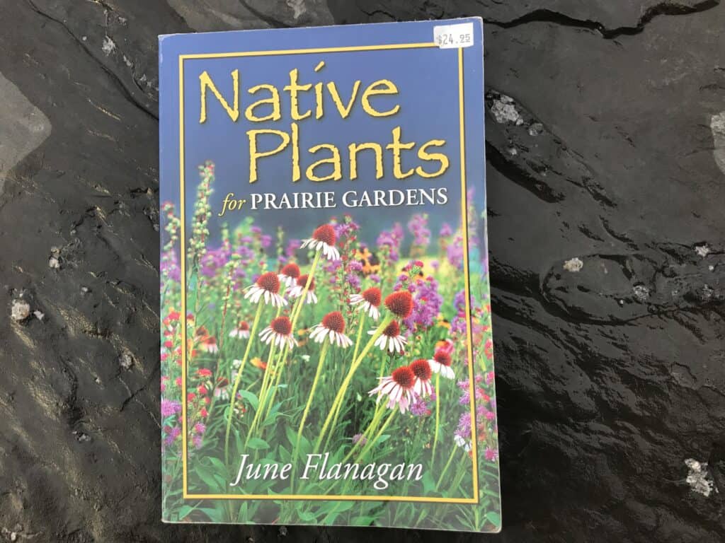 Photo of the book "Native Plants for Prairie Gardens" by June Flanagan